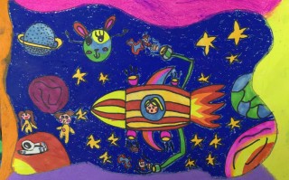 画一幅科技幻想画 AI绘画分享